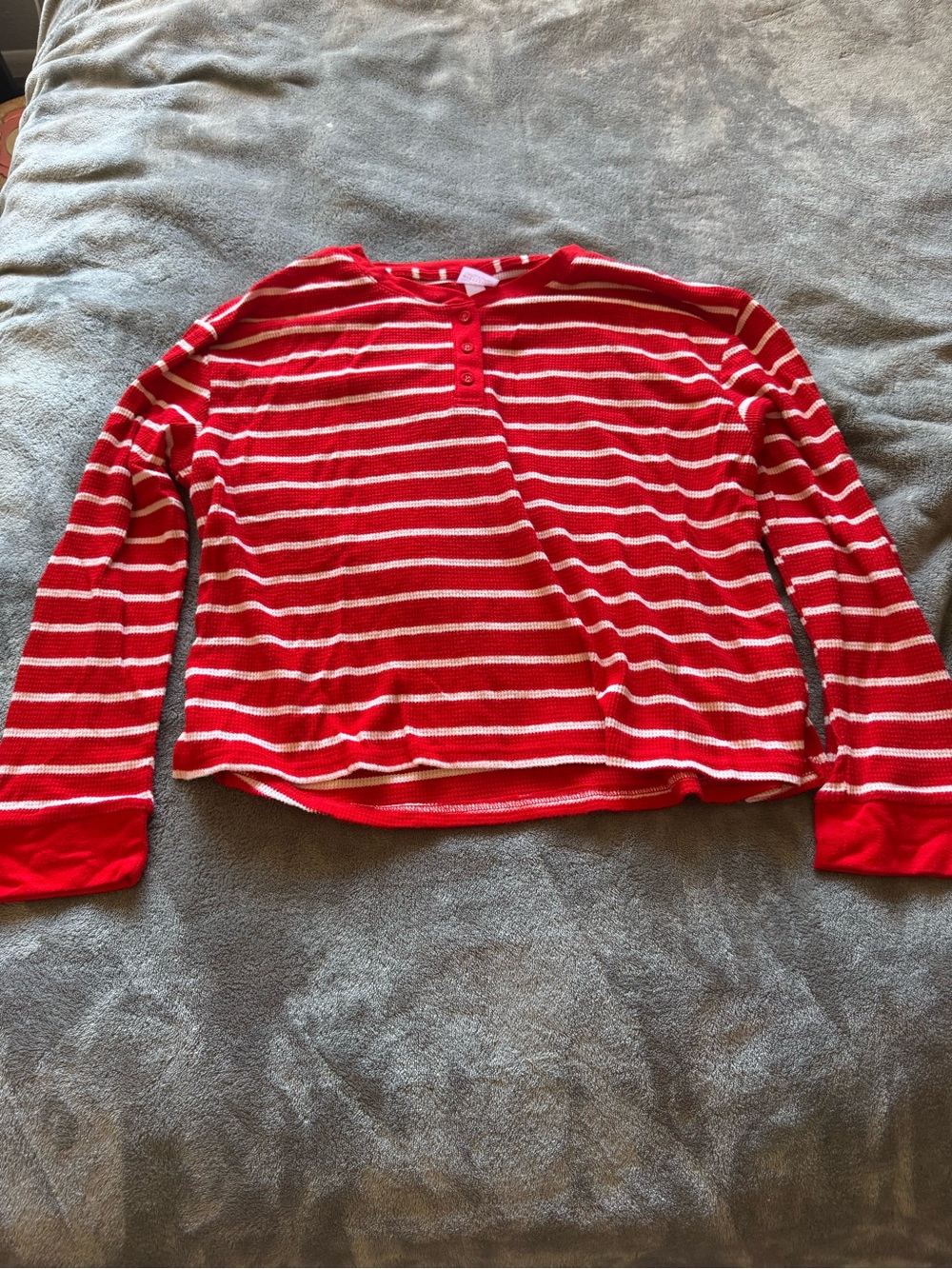 Red & White Striped Pajama Set - Women’s Medium - Target Wondershop